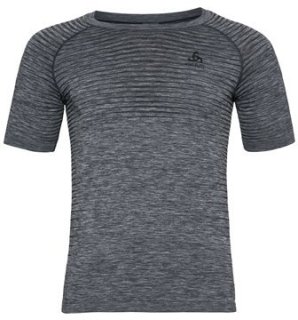 BL TOP CREW NECK S/S PERFORMANCE LIGHT - GREY MELANGE