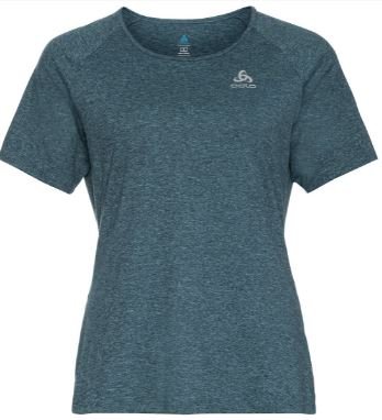 T_SHIRT CREW NECK S/S RUN EASY 365 - REEF WATERS MELANGE