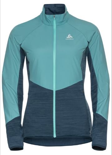 JACKET RUN EASY WARM HYBRID - BLUE WING TEAL / POLYNYA