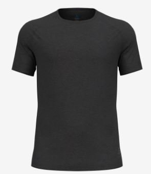 T/SHIRT CREW NECK S/S ACTIVE 365 - BLACK MELANGE