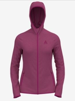 MID LAYER HOODY FULL ZIP ROY - FESTIVAL FUCHSIA / RASPBERRY FUDGE
