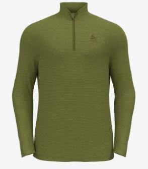 MID LAYER 1/2 ZIP ROY - AVOCADO / LIME GREEN