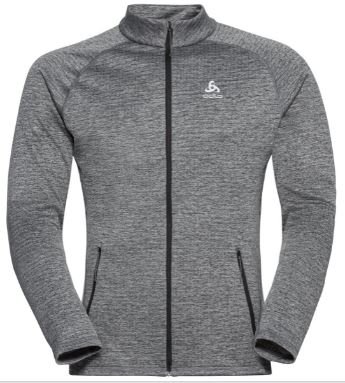 MID LAYER FULL ZIP TENCIA - DARK GREY MELANGE