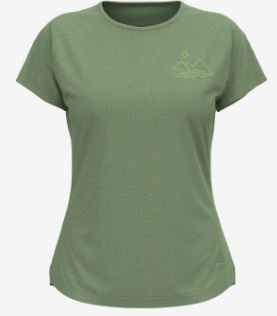 T/SHIRT CREW NECK S/S ASCENT 365 SHARP - LODEN FROST MELANGE