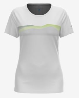 T/SHIRT CREW NECK S/S F/DRY RIDGELINE - WHITE