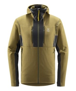 ROC NORDIC MID HOOD MEN - OLIVE GREEN/MAGNETITE