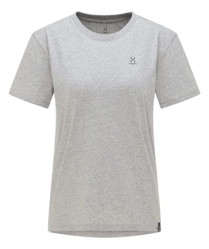 CAMP TEE WOMEN - GREY MELANGE SOLID