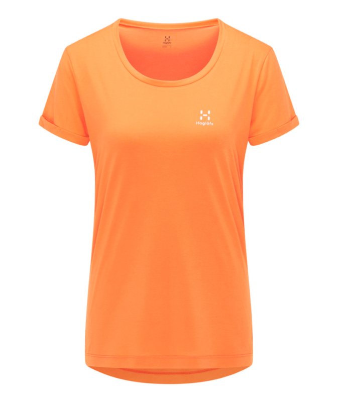 RIDGE HIKE TEE WOMEN - FLAME ORANGE