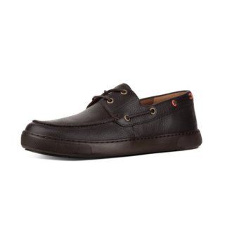 LAWRENCE BOAT SHOES - CHOCOLATE CO