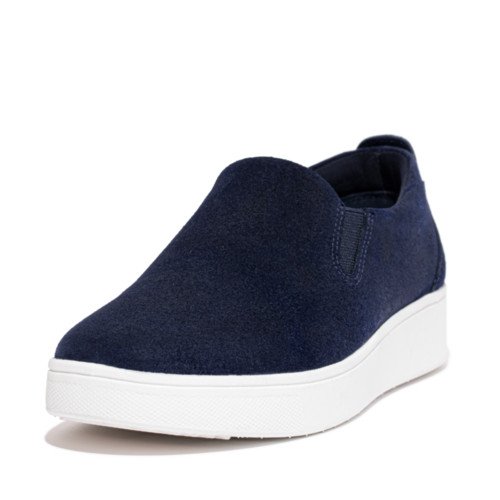 RALLY II SUEDE SLIP-ON SNEAKERS - MIDNIGHT NAVY 