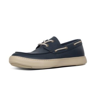 LAWRENCE BOAT SHOES - MIDNIGHT NAVY CO