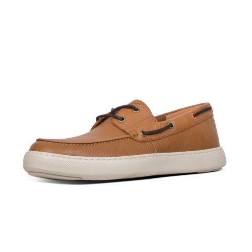 LAWRENCE BOAT SHOES - LIGHT TAN