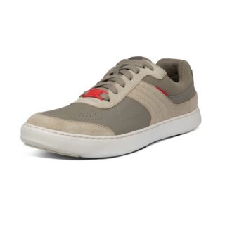 CALEB LEATHER SNEAKERS - TIMBERWOLF
