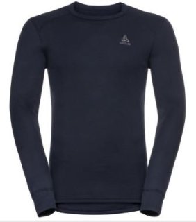 BL TOP CREW NECK L/S ACTIVE WARM ECO - DARK SAPPHIRE