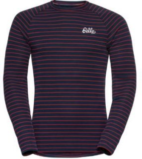 BL TOP CREW NECK L/S ACTIVE WARM ORIGINA - DARK SAPPHIRE / SUNDRIED TOMATO