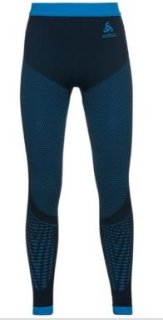 BL BOTTOM LONG PERFORMANCE WARM KIDS - DARK SAPPHIRE / INDIGO BUNTING