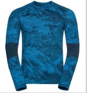 BL TOP CREW NECK L/S WHISTLER ECO - INDIGO BUNTING / BLUE WING TEAL