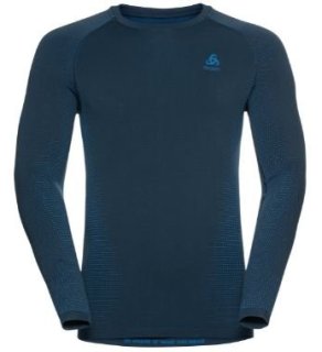 BL TOP CREW NECK L/S PERFORMANCE WARM EC - BLUE WING TEAL / INDIGO BUNTING