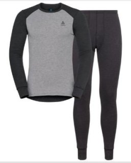 SET ACTIVE WARM ECO SPECIAL SET - DARK GREY MELANGE / GREY MELANGE