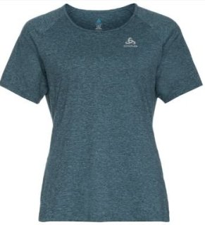 T_SHIRT CREW NECK S/S RUN EASY 365 - REEF WATERS MELANGE