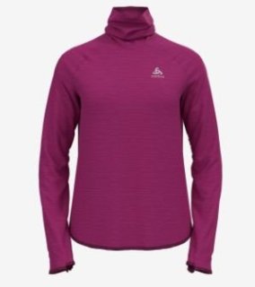 MID LAYER RUN EASY WARM - FESTIVAL FUCHSIA MELANGE