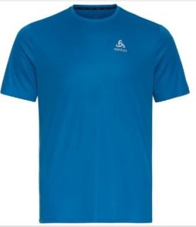 T_SHIRT CREW NECK S/S ESSENTIAL FLYER - INDIGO BUNTING