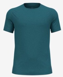 T/SHIRT CREW NECK S/S ESSENTIAL 365 - BLUE WING TEAL MELANGE