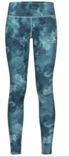 TIGHTS ZEROWEIGHT PRINT REFLECTIVE - BLUE WING TEAL