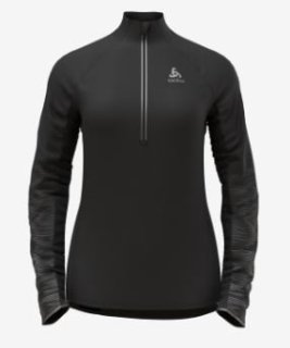 MID LAYER 1/2 ZIP ZEROWEIGHT CERAMIWARM - BLACK