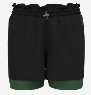 2/IN/1 SHORT ACTIVE 365 5 INCH - BLACK / CAMPING GREEN