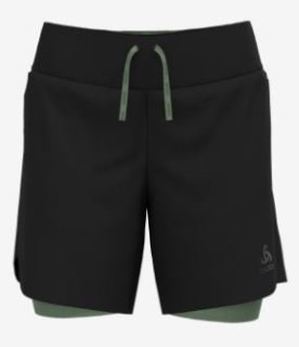 2/IN/1 SHORT X/ALP TRAIL 6 INCH - BLACK / LODEN FROST