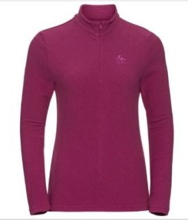 MID LAYER 1/2 ZIP ROY - FESTIVAL FUCHSIA / RASPBERRY FUDGE