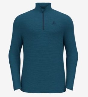 MID LAYER 1/2 ZIP ROY - BLUE WING TEAL / INDIGO BUNTING