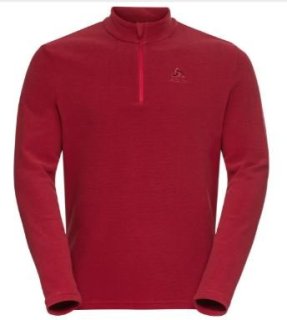MID LAYER 1/2 ZIP ROY - CHINESE RED / SUNDRIED TOMATO