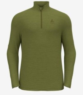 MID LAYER 1/2 ZIP ROY - AVOCADO / LIME GREEN