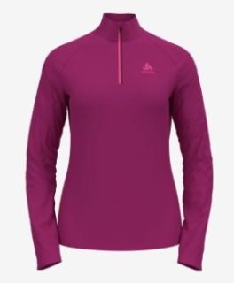 MID LAYER 1/2 ZIP BESSO - FESTIVAL FUCHSIA