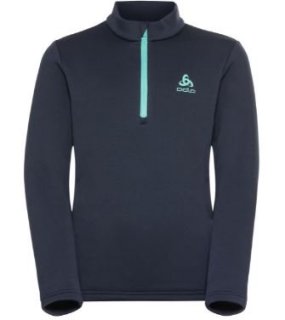 MID LAYER 1/2 ZIP BERRA KIDS - DARK SAPPHIRE