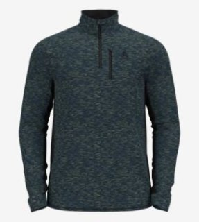 MID LAYER 1/2 ZIP BERRA SL - ESTATE BLUE / SPACE DYE