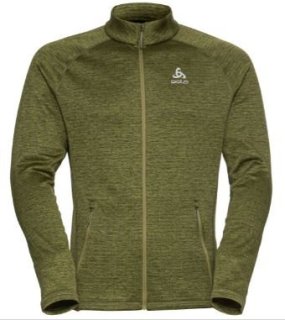 MID LAYER FULL ZIP TENCIA - AVOCADO MELANGE