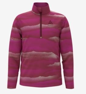 MID LAYER 1/2 ZIP ROY KIDS GRAPHIC - FESTIVAL FUCHSIA