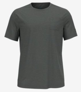 T/SHIRT CREW NECK S/S ASCENT 365 - BLACK MELANGE