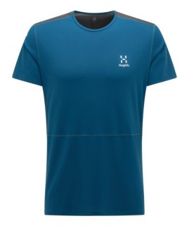 L.I.M CROWN TEE MEN - DARK OCEAN/MAGNETITE