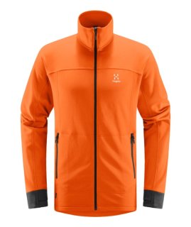 BETULA JACKET MEN - FLAME ORANGE/MAGNETITE