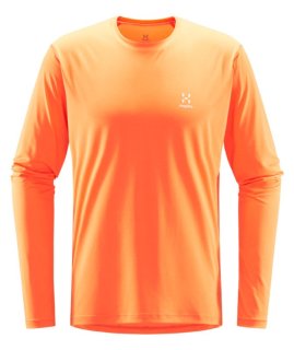 RIDGE LS TEE MEN - FLAME ORANGE