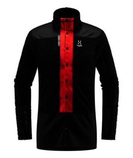 L.I.M ZT SYNC 2 MID JACKET MEN - TRUE BLACK/ZENITH RED