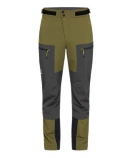 ROC SIGHT SOFTSHELL PANT MEN - OLIVE GREEN/MAGNETITE