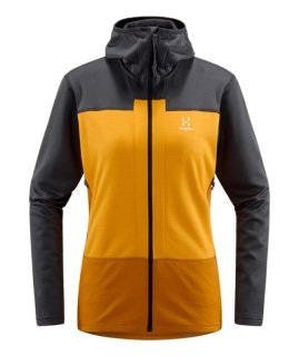 ROC FLASH MID HOOD WOMEN - MAGNETITE/SUNNY YELLOW