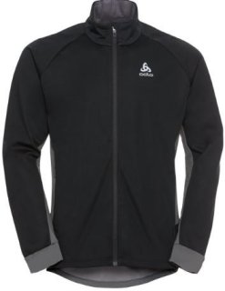 JACKET BRENSHOLMEN - BLACK / NEW ODLO GRAPHITE GREY