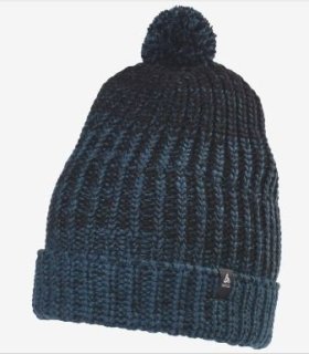 HAT HEAVY KNIT - BLUE WING TEAL / BLACK