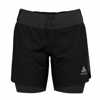 2_IN_1 SHORT AXALP TRAIL 6 INCH - BLACK